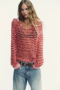 PULL EN MAILLE COL POLO AVEC LAINE