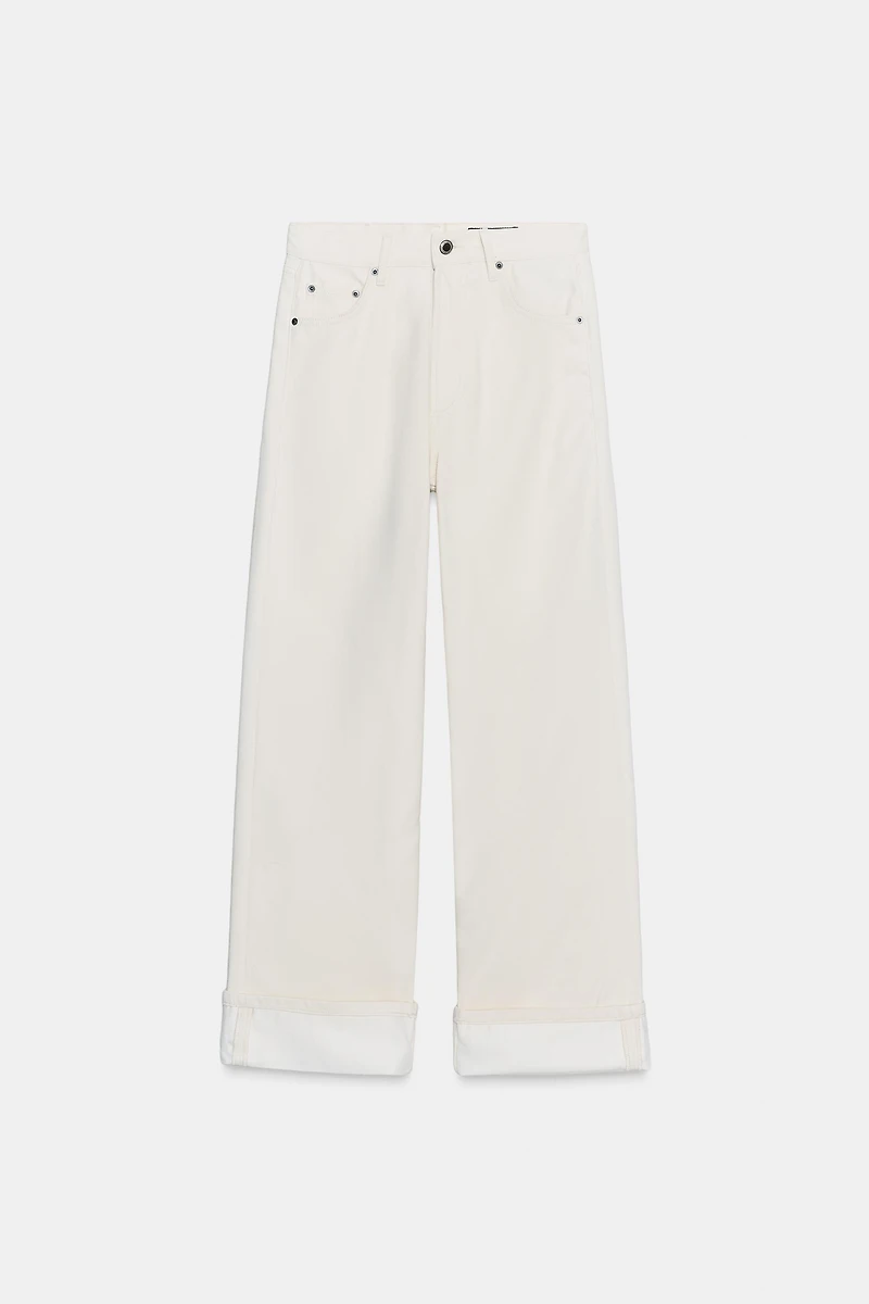 ZW COLLECTION LOW-RISE BAGGY JEANS