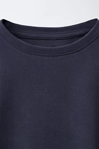 SPORTY RUCHED T-SHIRT
