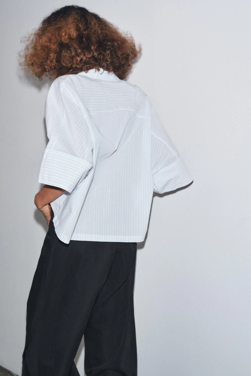 ZW COLLECTION POPLIN SHIRT