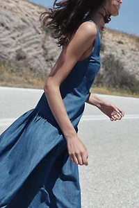 MIDI CAPE SKIRT DRESS