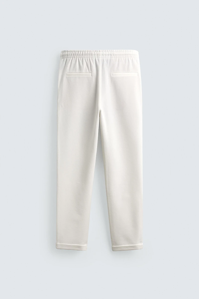 PANTALON STYLE JOGGING TAILLE ÉLASTIQUE EASY CARE