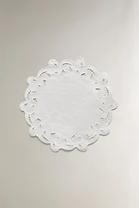 EMBROIDERED PERFORATED PLACEMAT