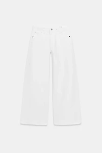 ZW COLLECTION WIDE LEG LOW RISE JEANS