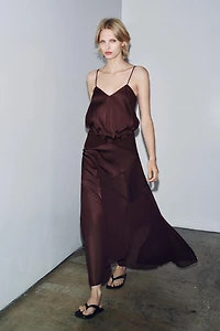 LONG COMBINATION DRESS