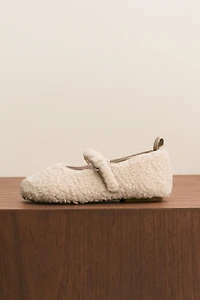 BALLERINES EFFET MOUTON