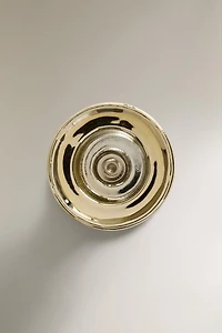 CHRISTMAS SHINY PORCELAIN TEALIGHT HOLDER