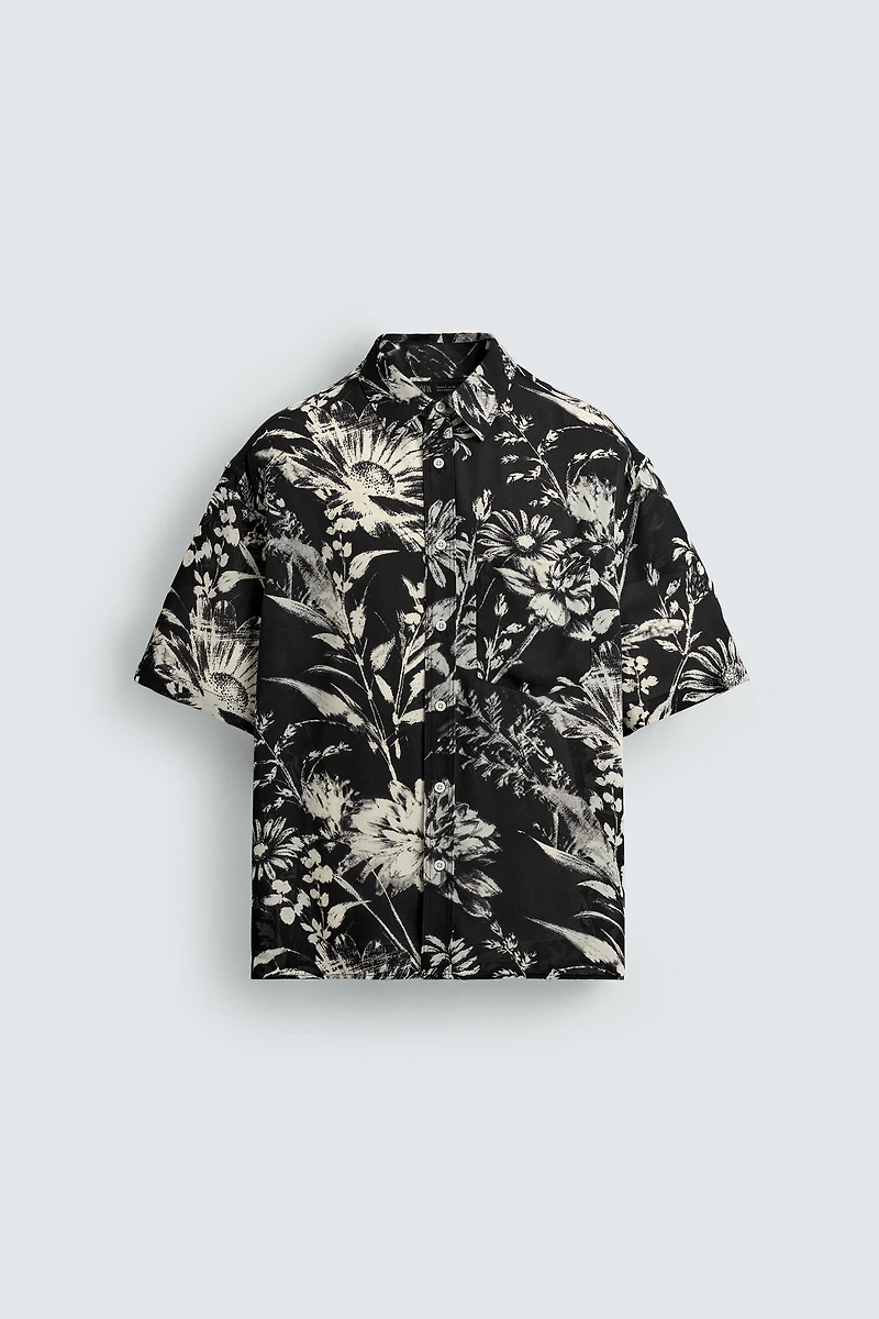 CHEMISE RELAXED FIT IMPRIMÉ FLEURI
