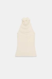 FLOWY HALTER TOP