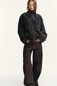 SUEDE LEATHER JACKET
