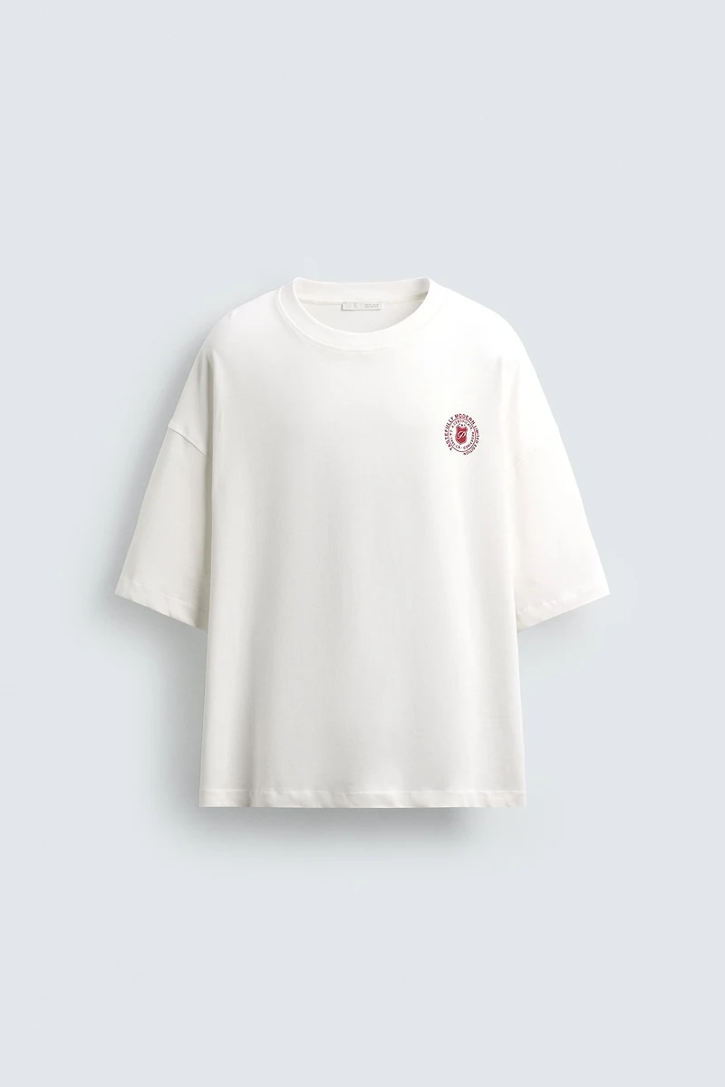 PRINTED TEXT T-SHIRT