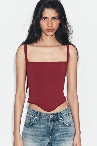 STRETCH CORSET TOP