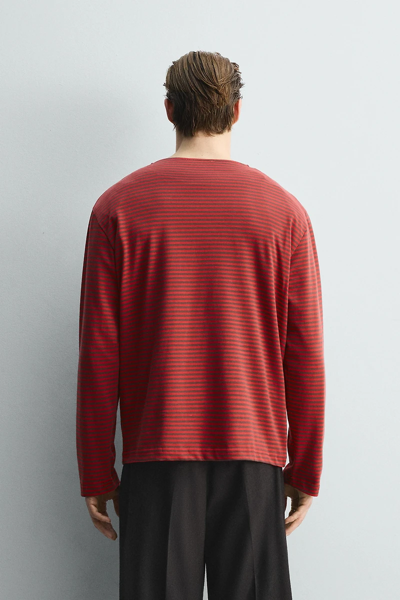 LIMITED EDITION STRIPED JACQUARD T-SHIRT