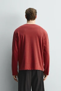 LIMITED EDITION STRIPED JACQUARD T-SHIRT