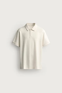 POLO REGULAR FIT STRUCTURÉ