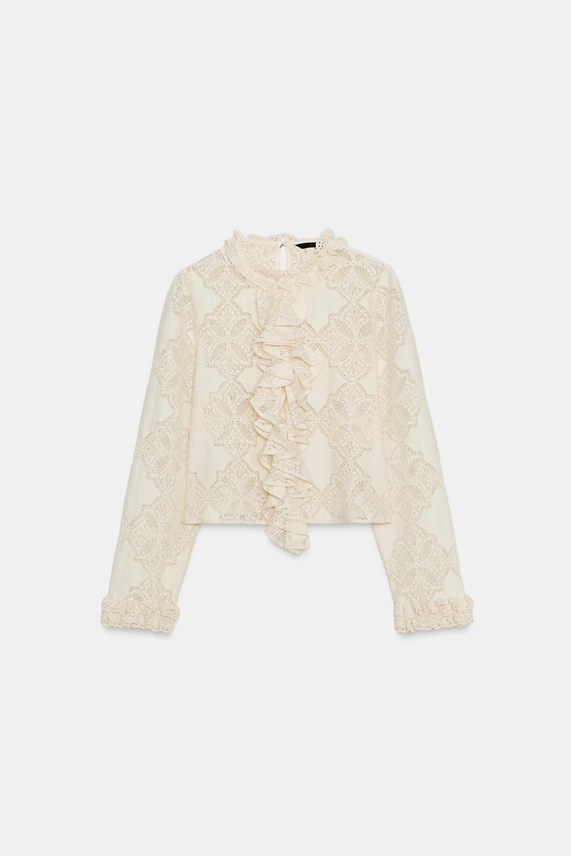 RUFFLED ROMANTIC BLOUSE