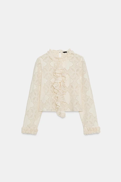 RUFFLED ROMANTIC BLOUSE