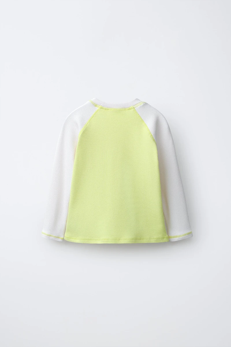 1-6 YEARS/ RAGLAN SLEEVE SWIM T-SHIRT