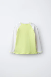 1-6 YEARS/ RAGLAN SLEEVE SWIM T-SHIRT