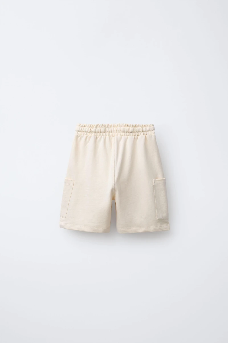 PLUSH CARGO SHORTS