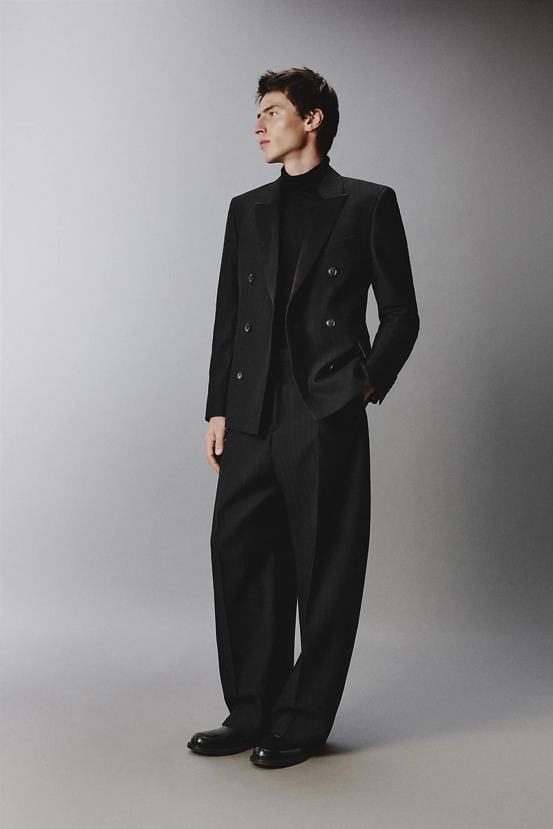 VESTE DE COSTUME À BOUTONNAGE CROISÉ
