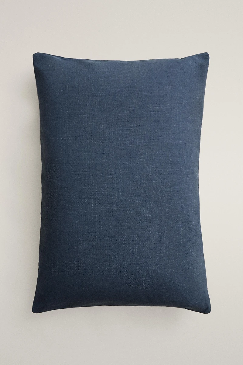 EMBROIDERED THROW PILLOW COVER