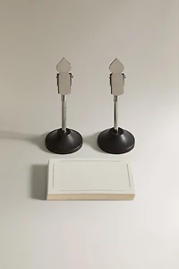 WOODEN PLACE CARD AND CARD SET