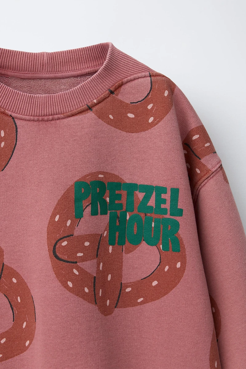 SWEAT IMPRIMÉ BRETZEL