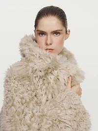 Short lambskin coat - STUDIO