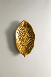 STONEWARE MINI LEAF PLATE