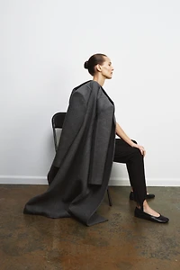 FITTED COAT WITH MANTECO WOOL ZW COLLECTION LIMITED EDITION