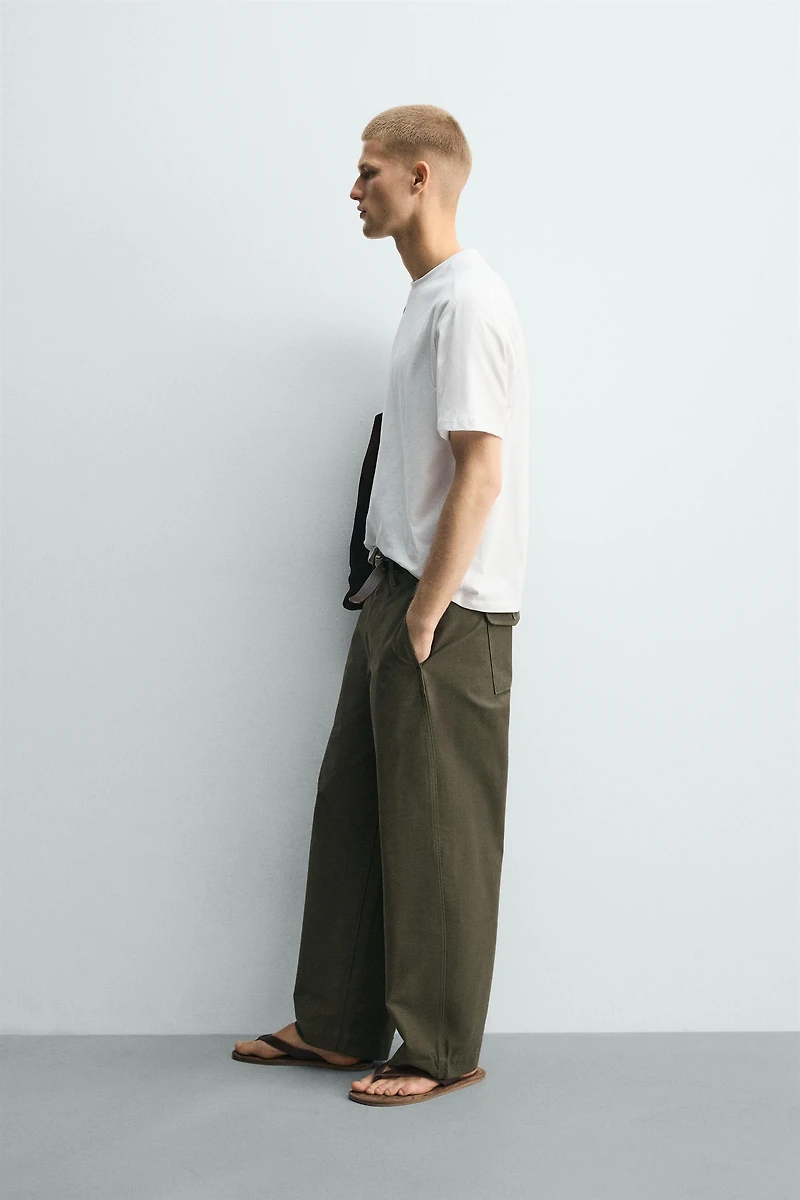 RELAXED FIT SEAM T-SHIRT
