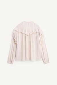 TIED RUFFLED BLOUSE LIMITED EDITION