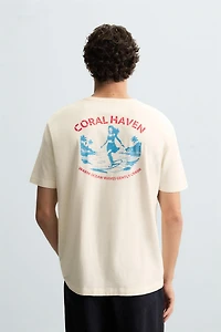 T-SHIRT GRAPHIQUES CONTRASTE