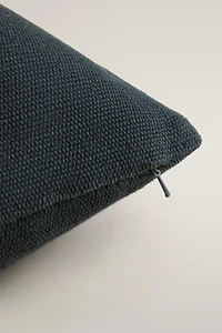 HOUSSE DE COUSSIN JUTE ET COTON