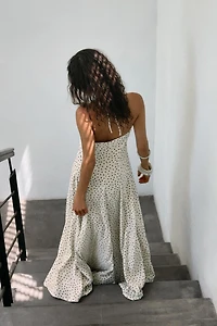 POLKA DOT MIDI DRESS