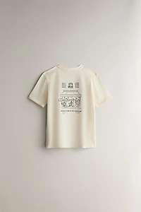 SHORT SLEEVE TEXT T-SHIRT