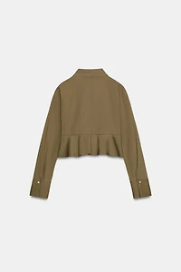 BUTTON POPLIN SHIRT