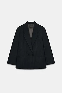 OVERSIZED PINSTRIPE BLAZER