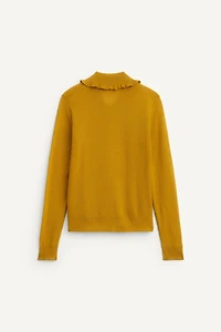 100% WOOL RUFFLED JACKET LIMITED EDITION