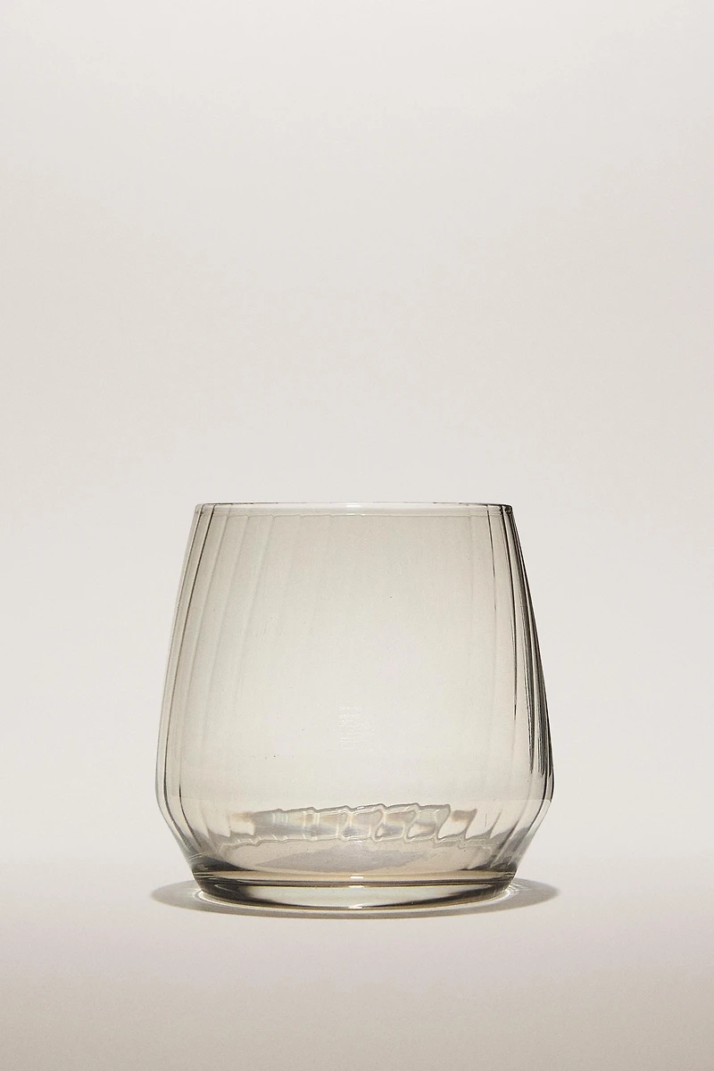 COLOURED GLASS TUMBLER