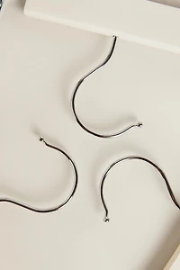 KIDS’ WOODEN HANGERS WITH CLIPS (PACK OF 3)