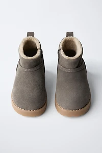 BOTTES EN CUIR DOUBLÉES