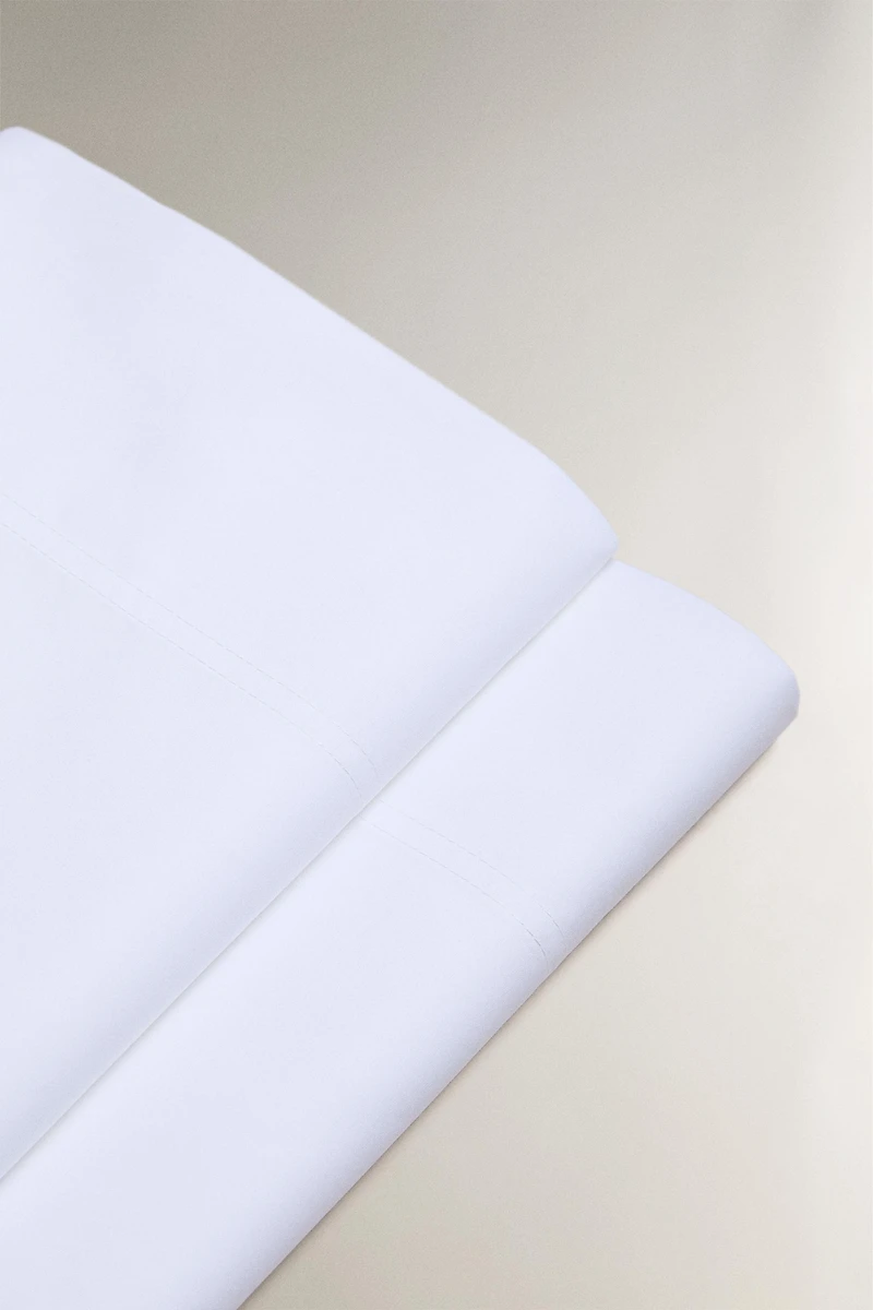 PERCALE COTTON FLAT SHEET (500 THREAD COUNT)