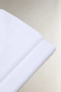 PERCALE COTTON FLAT SHEET (500 THREAD COUNT)