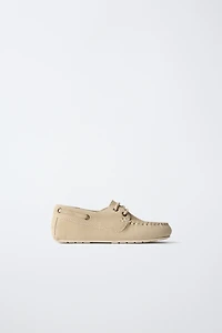 LEATHER BOAT SHOES