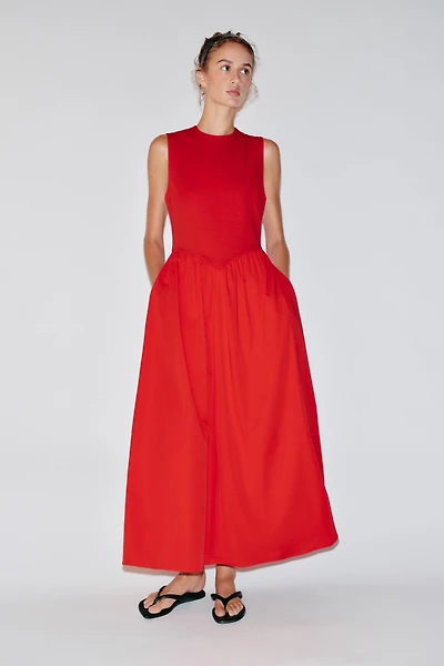 ROBE MI-LONGUE BIMATIÈRE