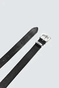 VINTAGE EFFECT LEATHER BELT