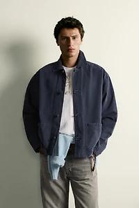 KNOT FROG FASTENING REGULAR FIT OVERSHIRT