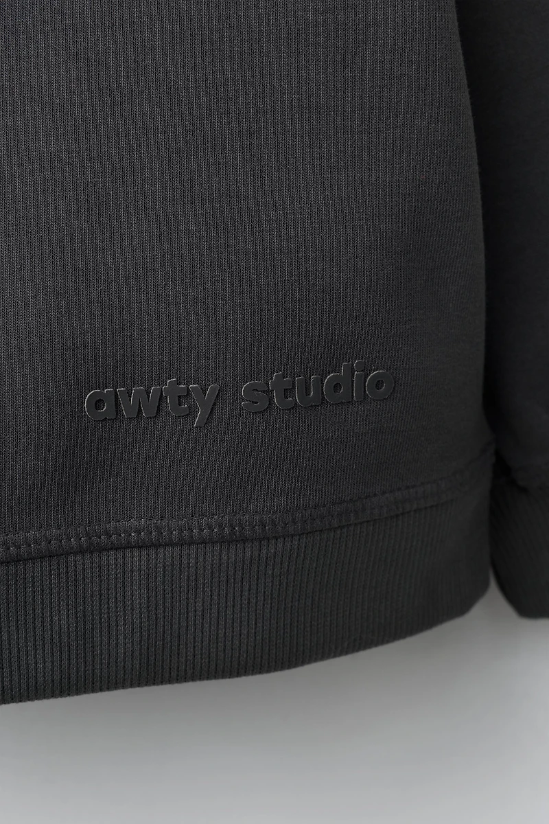 PLAIN INTERLOCK SWEATSHIRT
